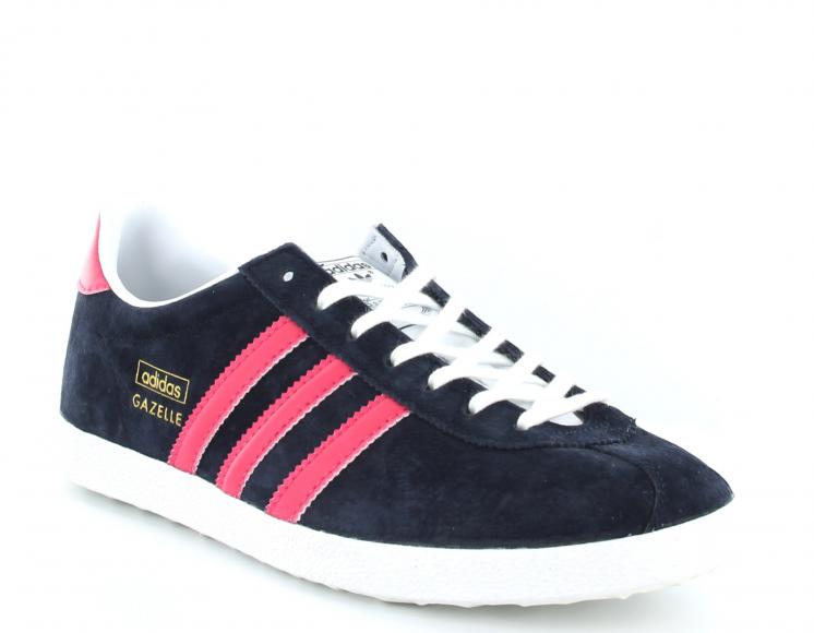 adidas gazelle femme bleu marine rose